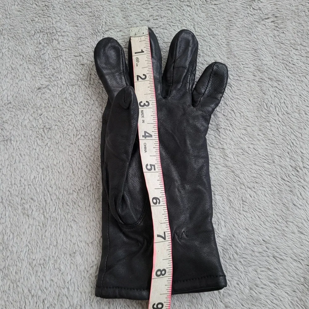 Vintage‎ genuine leather black gloves winter classic heritage richcore old money